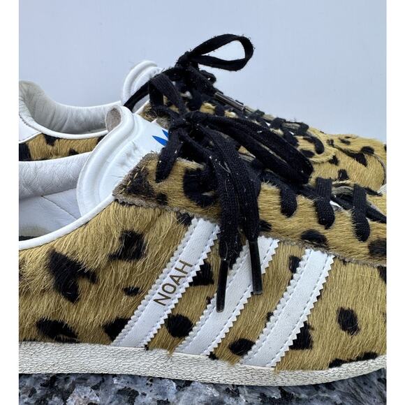Noah X Adidas Originals Gazelle OG Cheetah Print FY5378 Old Gold/Cloud Men’s 6 main image 10